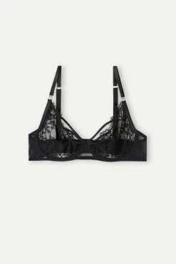 Cheap ❤️ Intimissimi 👩 Women Undress To Impress Balconette Bra 🍬 Candy Apple Red 🧨 -Bras Sales Store RBD2478019 F