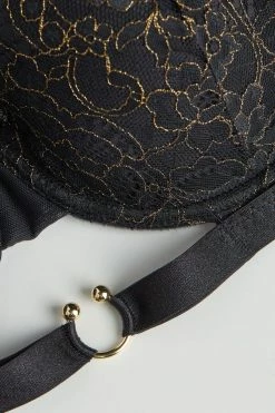 Best reviews of 🛒 Intimissimi 👩 Women Your Private Party Sofia Balconette Bra Black/gold 🎁 -Bras Sales Store RI2479S138J 4B D1
