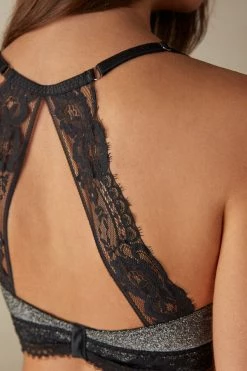 Best reviews of β Intimissimi π© Women Shimmer All Night Tiziana Triangle Bra Silver π§¨