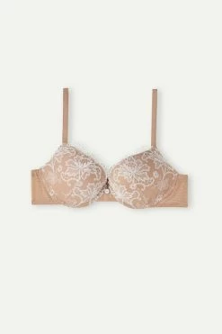 Best reviews of 🌟 Intimissimi 👩 Women Elettra Lovely Day Super Push-up Bra Soft Beige/talco 🤩 -Bras Sales Store RP2470E989I F