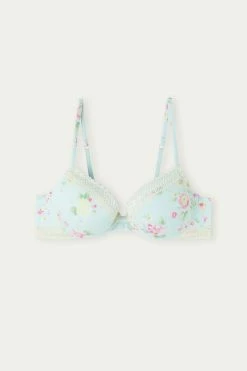 Best deal β Intimissimi π© Women Spring Is In The Air Bellissima Triangle Bra Light Pastel Blue Floral Print β¨ 7 Best deal β Intimissimi π© Women Spring Is In The Air Bellissima Triangle Bra Light Pastel Blue Floral Print β¨ -Bras Sales Store RPD2453871I F