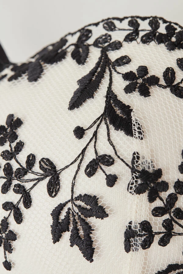 Best Sale π Intimissimi π© Women Delicate Love Bellissima Push-up Bra Vanilla/nero β€οΈ 4 Best Sale π Intimissimi π© Women Delicate Love Bellissima Push-up Bra Vanilla/nero β€οΈ - Image 4