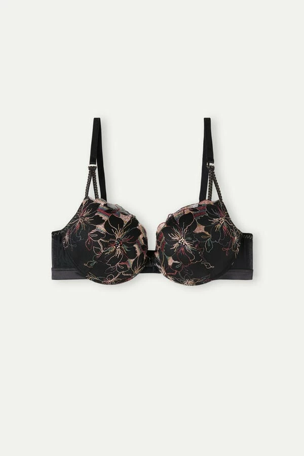 Brand new π Intimissimi π© Women A Touch Of Light Bellissima Push-up Bra Black π 3 Brand new π Intimissimi π© Women A Touch Of Light Bellissima Push-up Bra Black π - Image 3