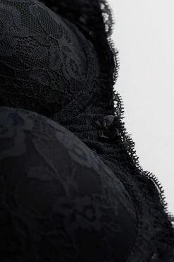 Best deal 🔥 Intimissimi 👩 Women Mia Lace Super Push-Up Bra Black 🥰 -Bras Sales Store RPD91S 019 D1