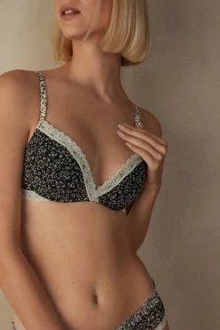 Brand new 😀 Intimissimi 👩 Women A Floral Affair Gioia Super Push-up Bra St.floral 🎉 -Bras Sales Store RPS2468986I M