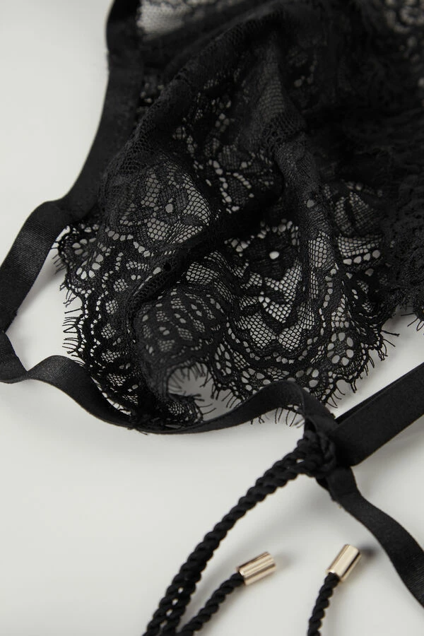 Best Pirce π Intimissimi π© Women Loosen Heartstrings Triangle Bra Black π 4 Best Pirce π Intimissimi π© Women Loosen Heartstrings Triangle Bra Black π - Image 4